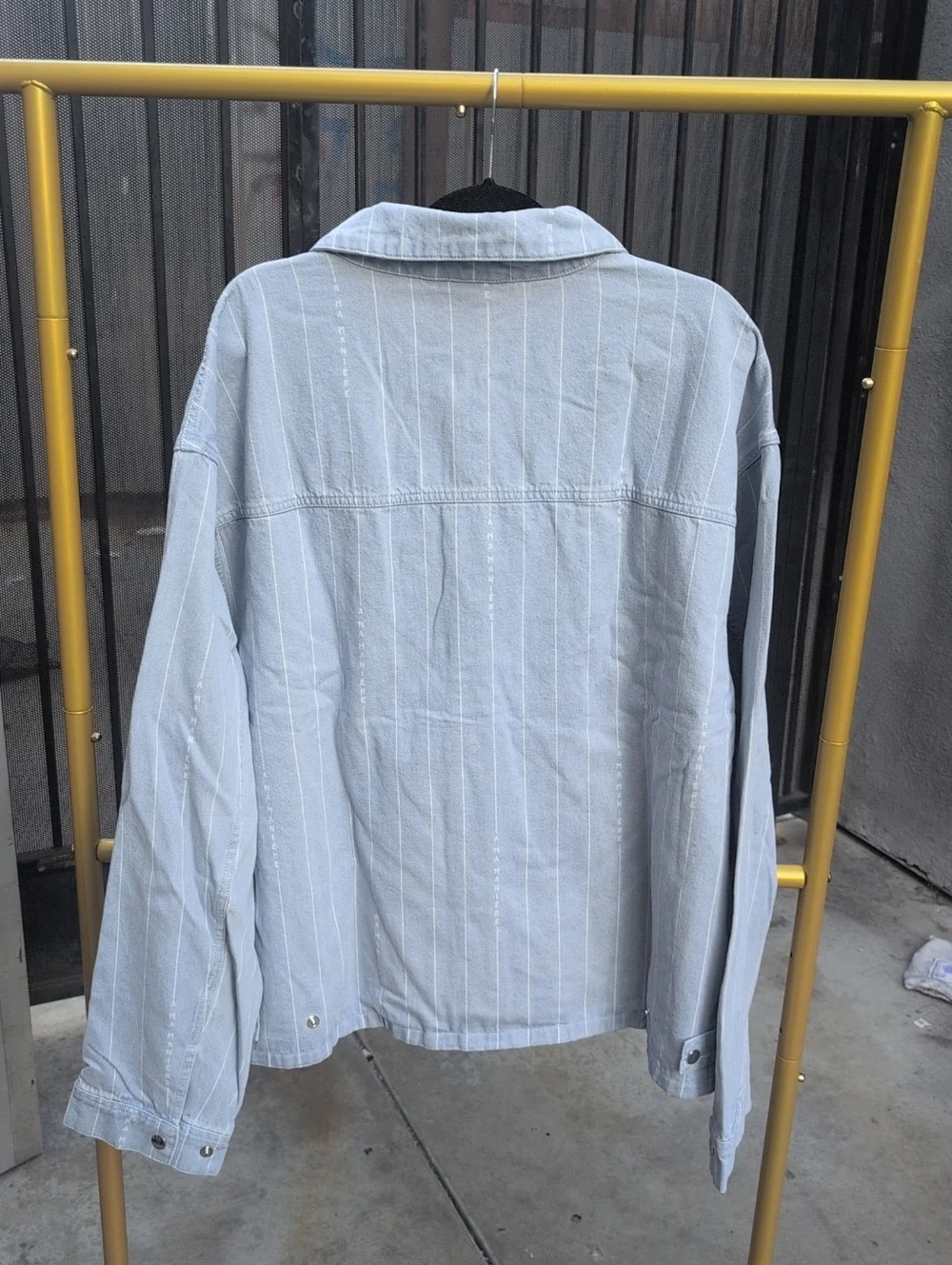 Men's Jordan x A Ma Maniere Denim Jacket Size XL NWT